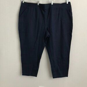 Isaac Mizrahi Petite True Denim Ankle Jogger Pants - Indigo (Sz 4XP) a457190